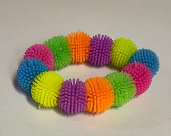 Spiky Sensory Bracelet Rainbow