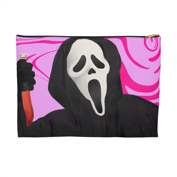 Scream Ghostface Pencil Pouch Case Makeup Bag Fabric Etsy