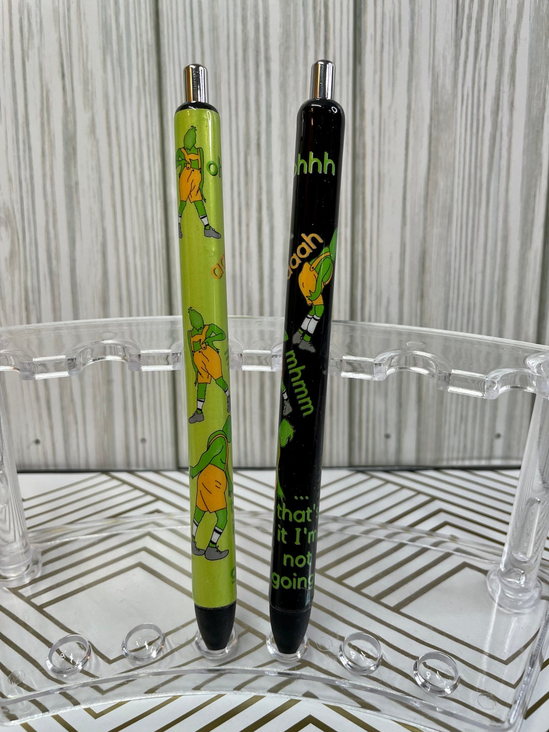 Grinch Wrap Pens Grinch Inkjoy Pen grinch Custom Pen Christmas Pen