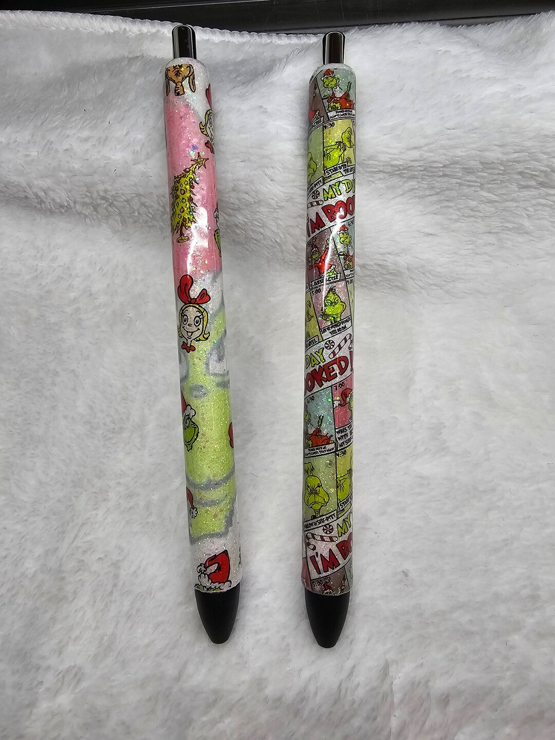 Grinch Pens Grinch Inkjoy Pen grinch Custom Pen Christmas Etsy