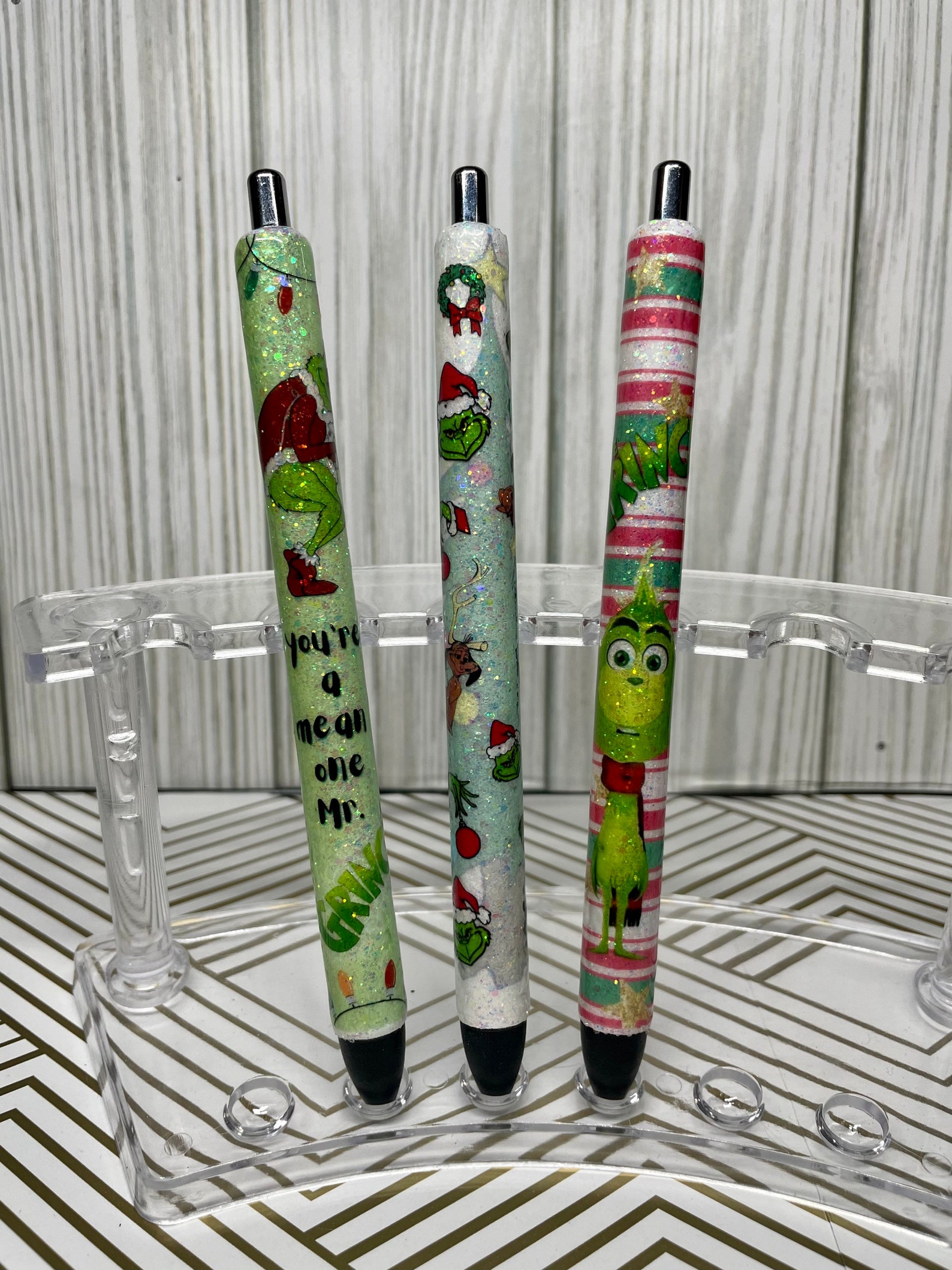 Grinch Pens Grinch Inkjoy Pen grinch Custom Pen Christmas Etsy