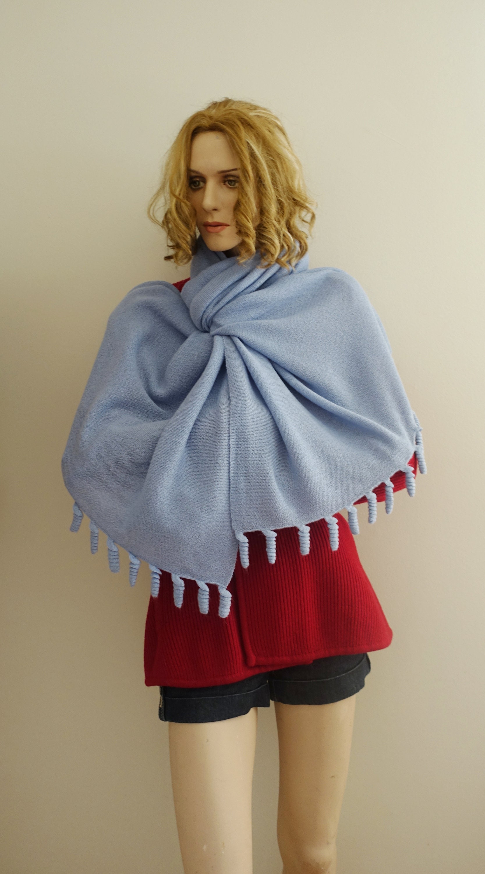 Shawl Ruffle Alpaca Shawl – Ruffle Finished Edge - Etsy
