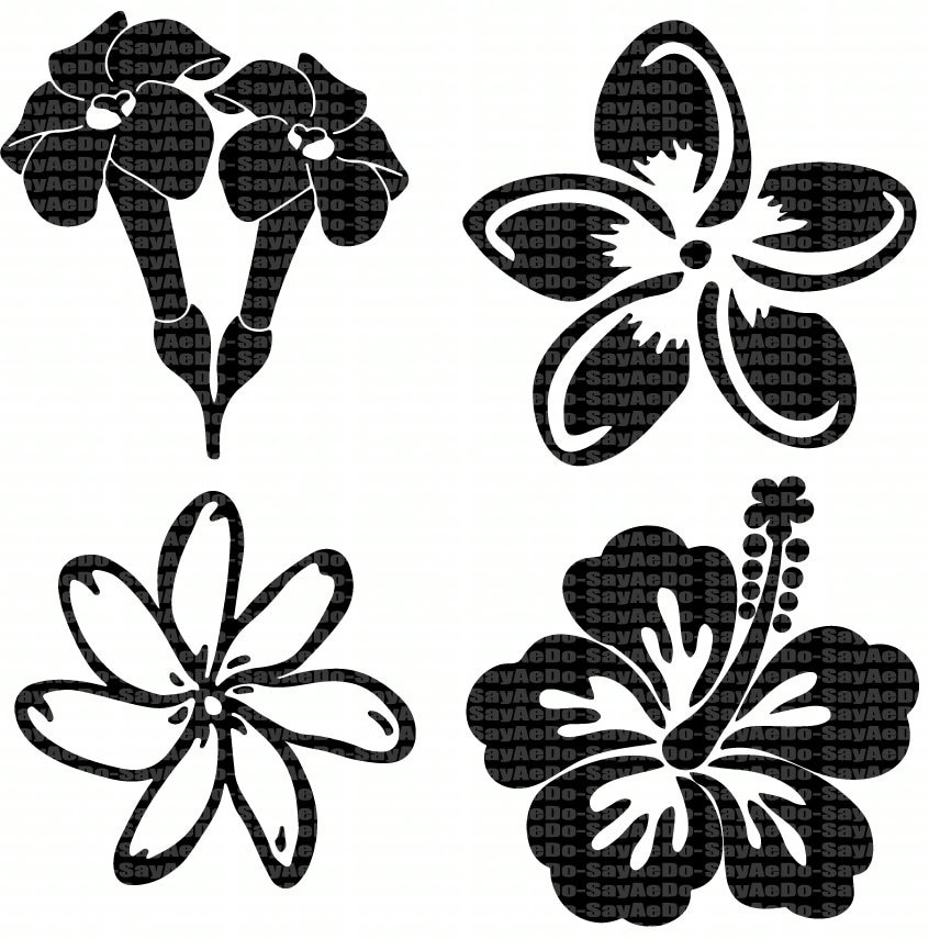 Buy Hawaii Flower Tattoo Online In India - Etsy India Buy Hawaii Flower Tattoo Online In India - Etsy India