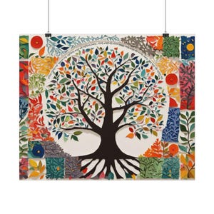 Tree of Life Birkat HaBayit Wall Art – Jewish Home Blessing