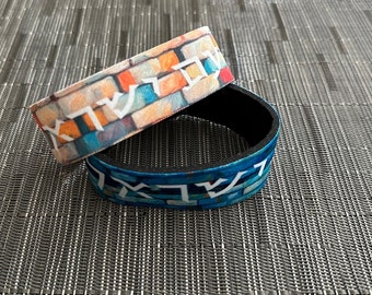 Am Yisrael Chai Neoprene Wristbands, Comfy, Stretchable Bracelets, Jewish pride, men and women Jewish gift, Judaica bracelet