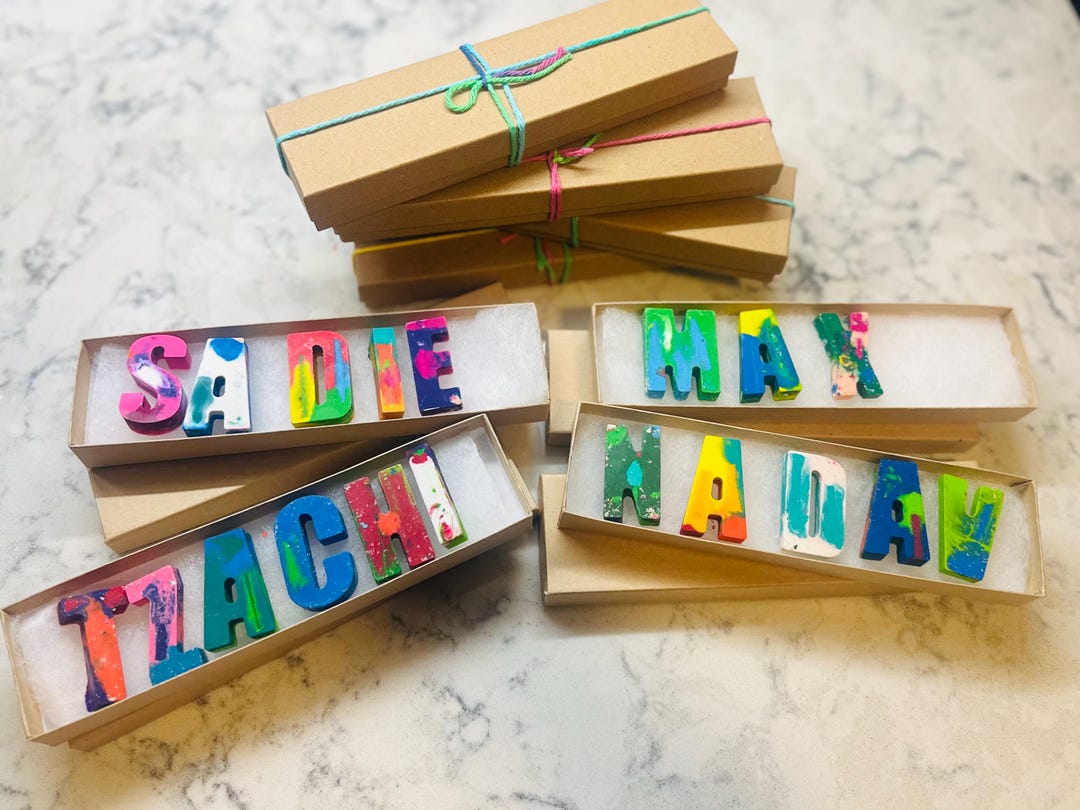 Bulk Custom Name Crayons – Personalized Party Favors (10 Sets Minimum ...