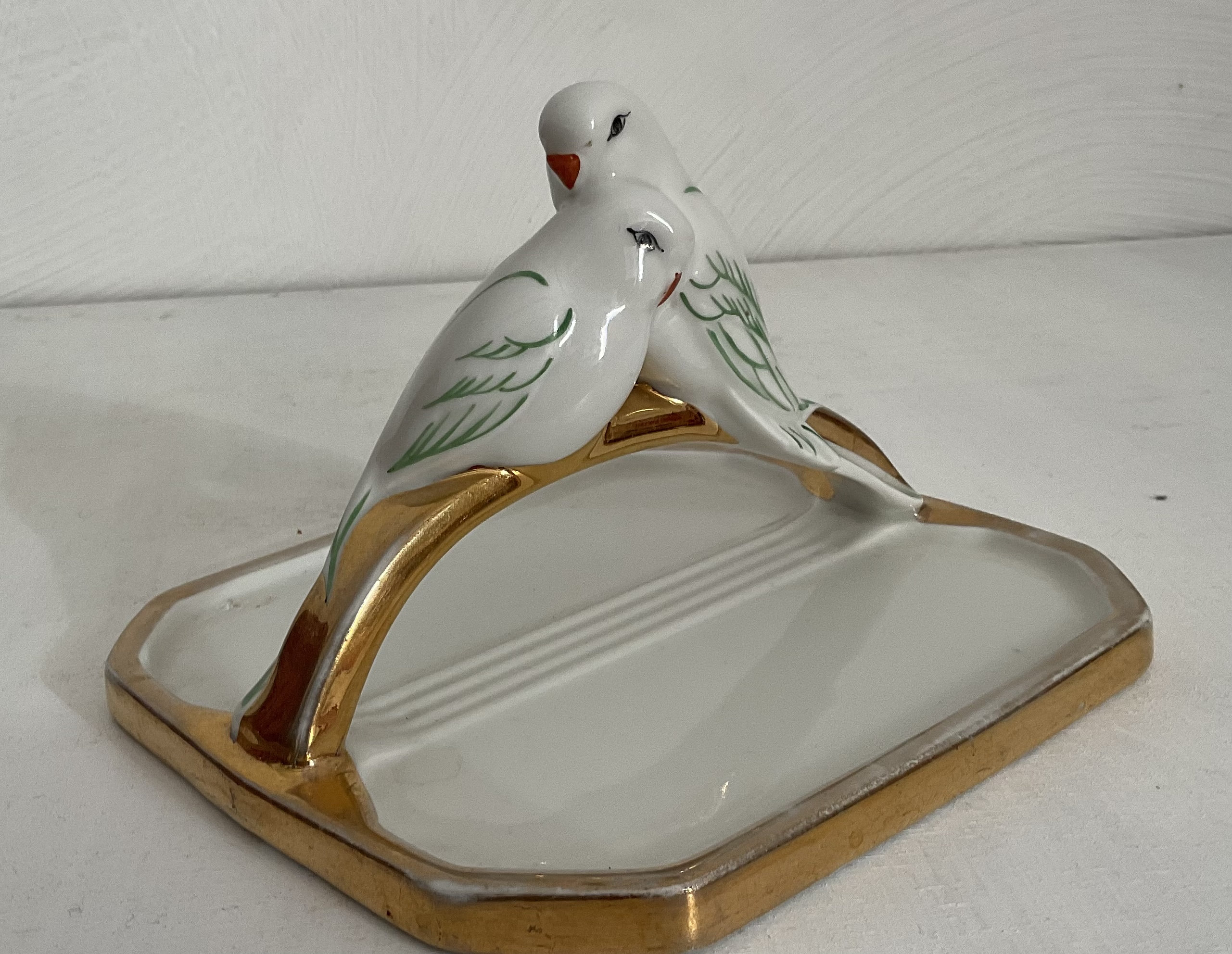 Drageoir Porcelaine Oiseaux