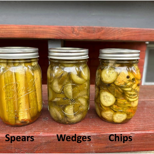 Dill Pickles - Homemade, Hand Cut and Packed with LOVE