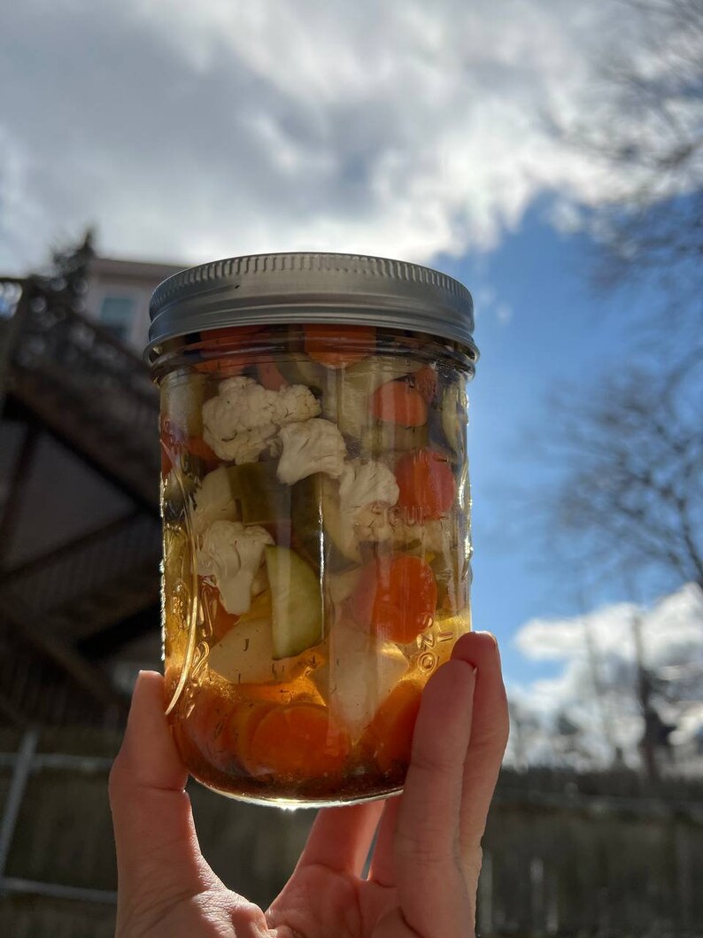 Authentic Italian Giardiniera Hand Cut Pickles Mixed - Etsy