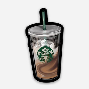 Starbucks Iced Coffee Sticker