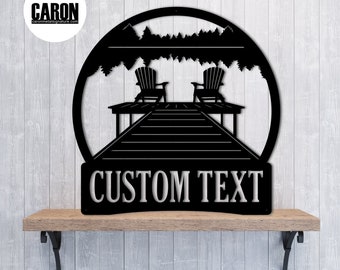 Quay Personalized Metal Sign