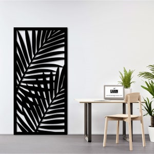Palm Tree Privacy Panels/Aluminium/Exterior Privacy Screen/Room Divider/Exterior Screen/Decorative Wall Panel/Fence Top