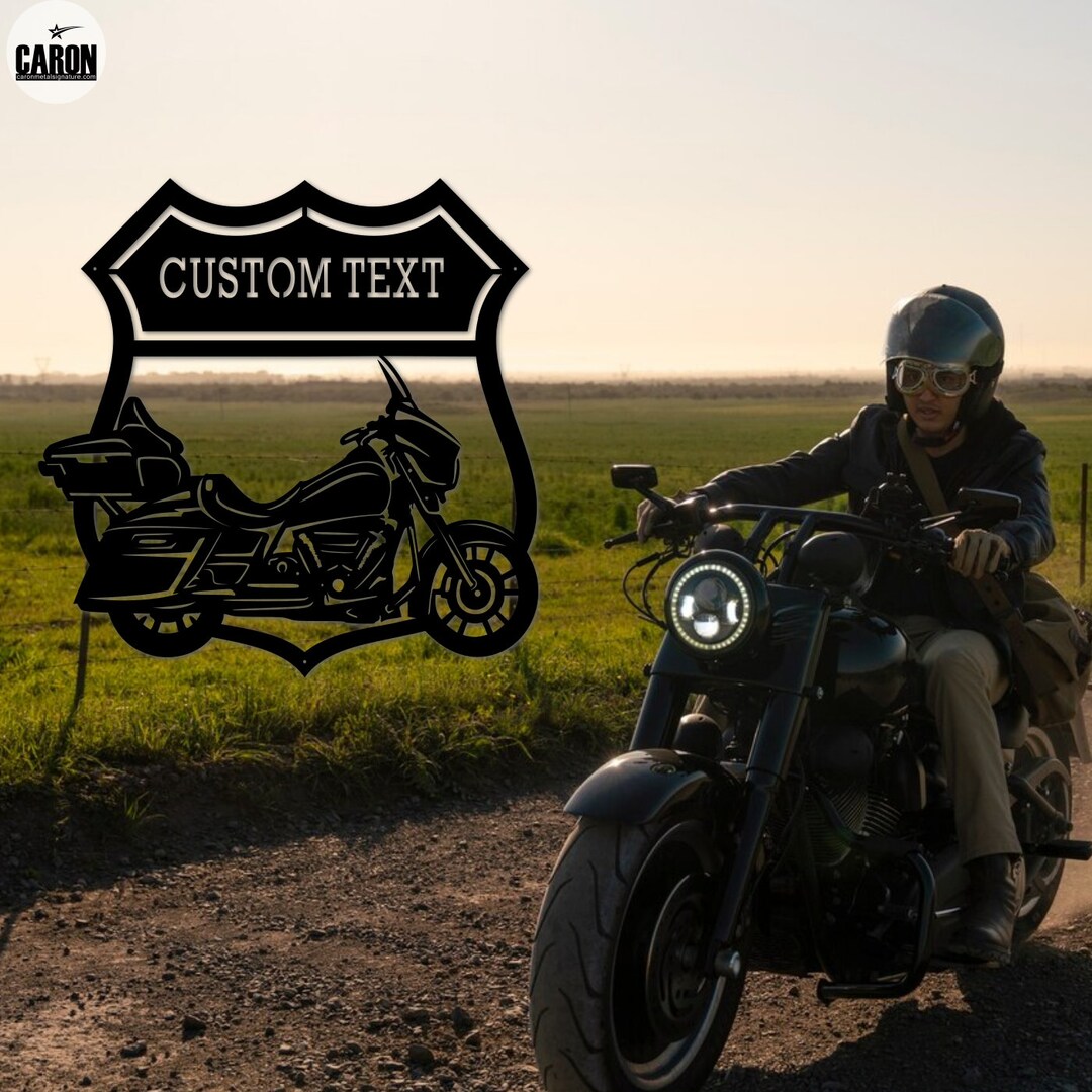 Motorcycle Custom Metal Sign - Etsy