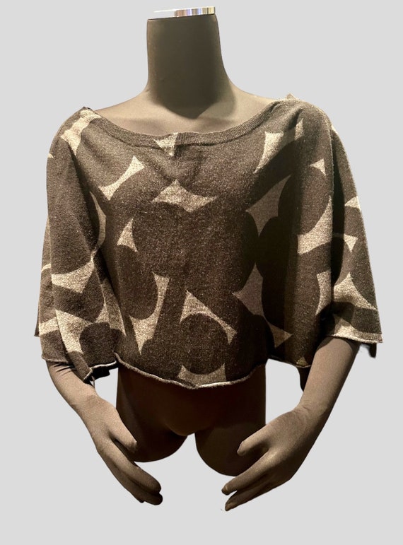 Dries Van Noten Oversized Wool Gray Sweater