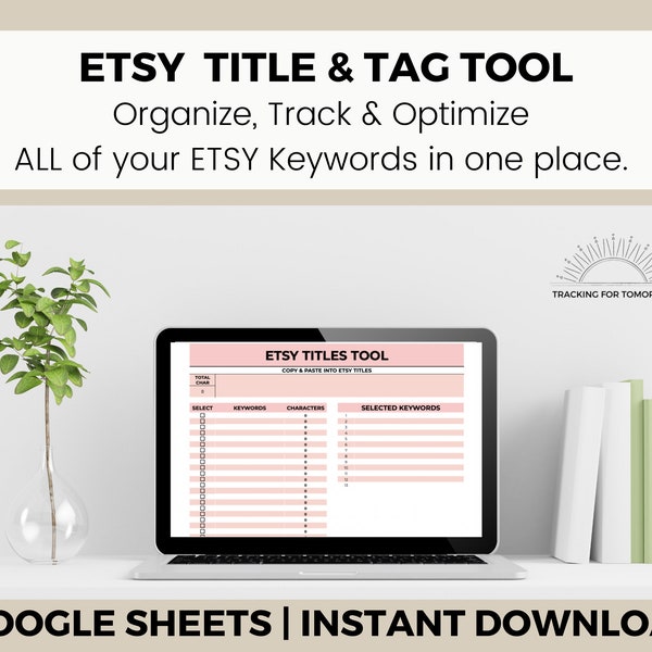 Etsy SEO Titles and Tag Tool, Selling on Etsy, Etsy Business Planner, Etsy.com, Etsy Listing Tool, Small Business Planner, Featured Shops