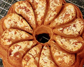 Ghanaian Style Almond Cake, Pound Cake, Ghana Cake, African Pound Cake