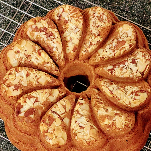 Ghanaian Style Almond Cake, Pound Cake, Ghana Cake, African Pound Cake