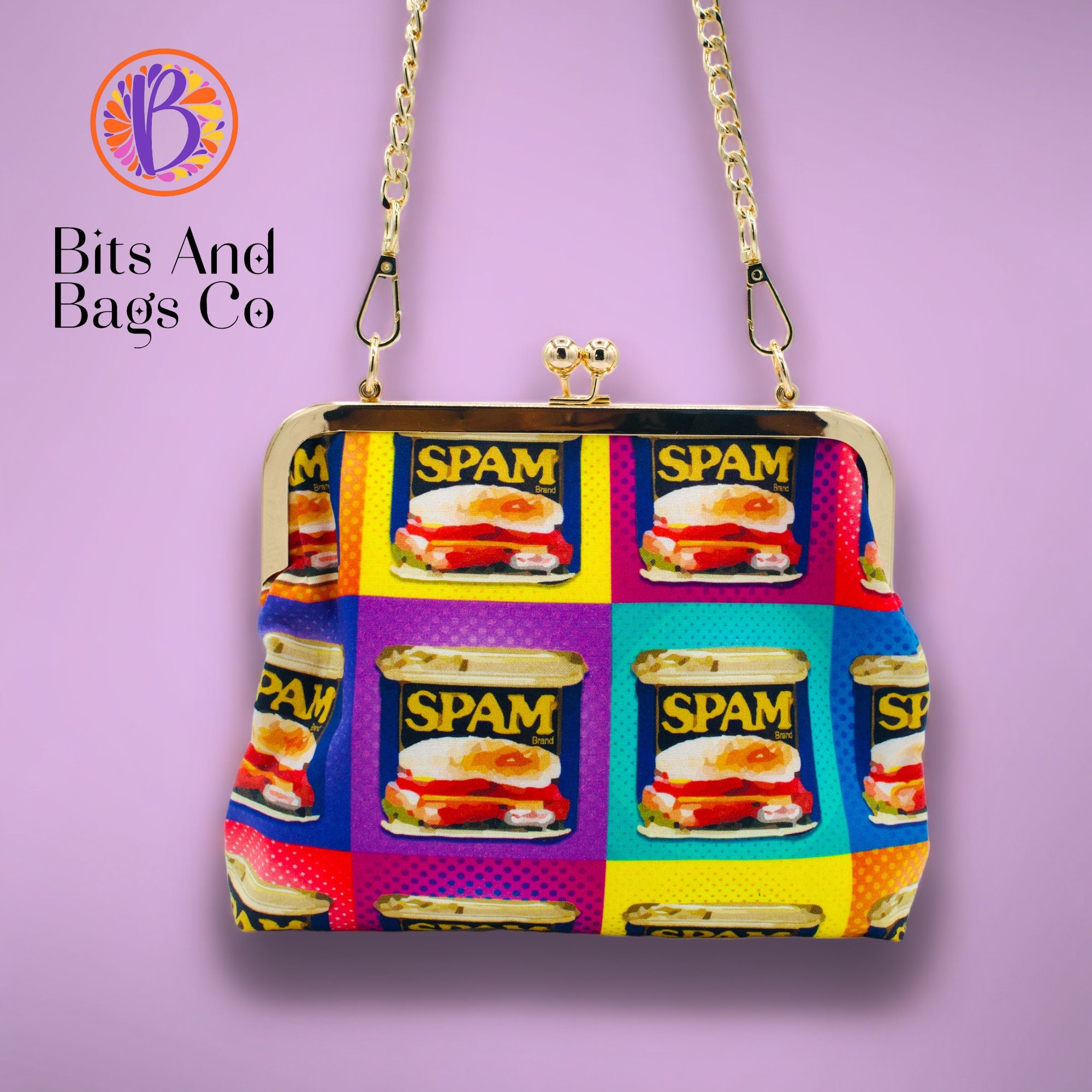 Kiitoslife famous painting spoof nylon square crossbody bag-Monalisa black  - Shop kiitoslife Messenger Bags & Sling Bags - Pinkoi