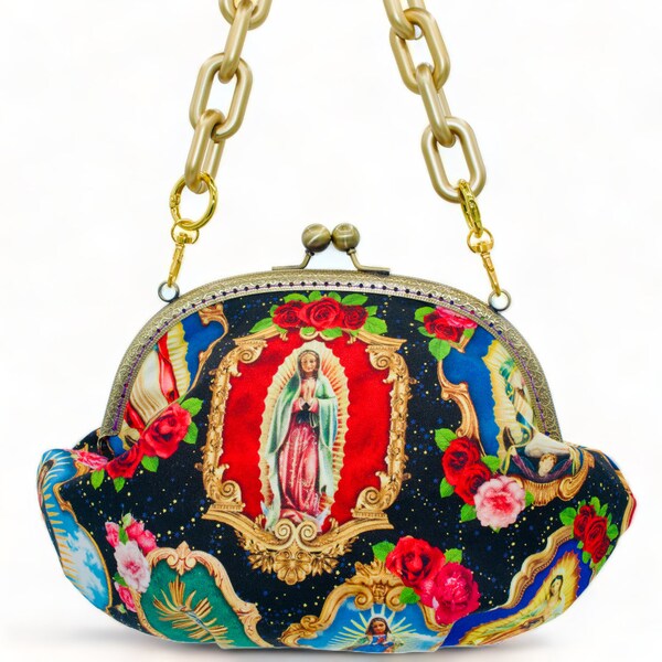 Handmade Virgin Mary handbag bag