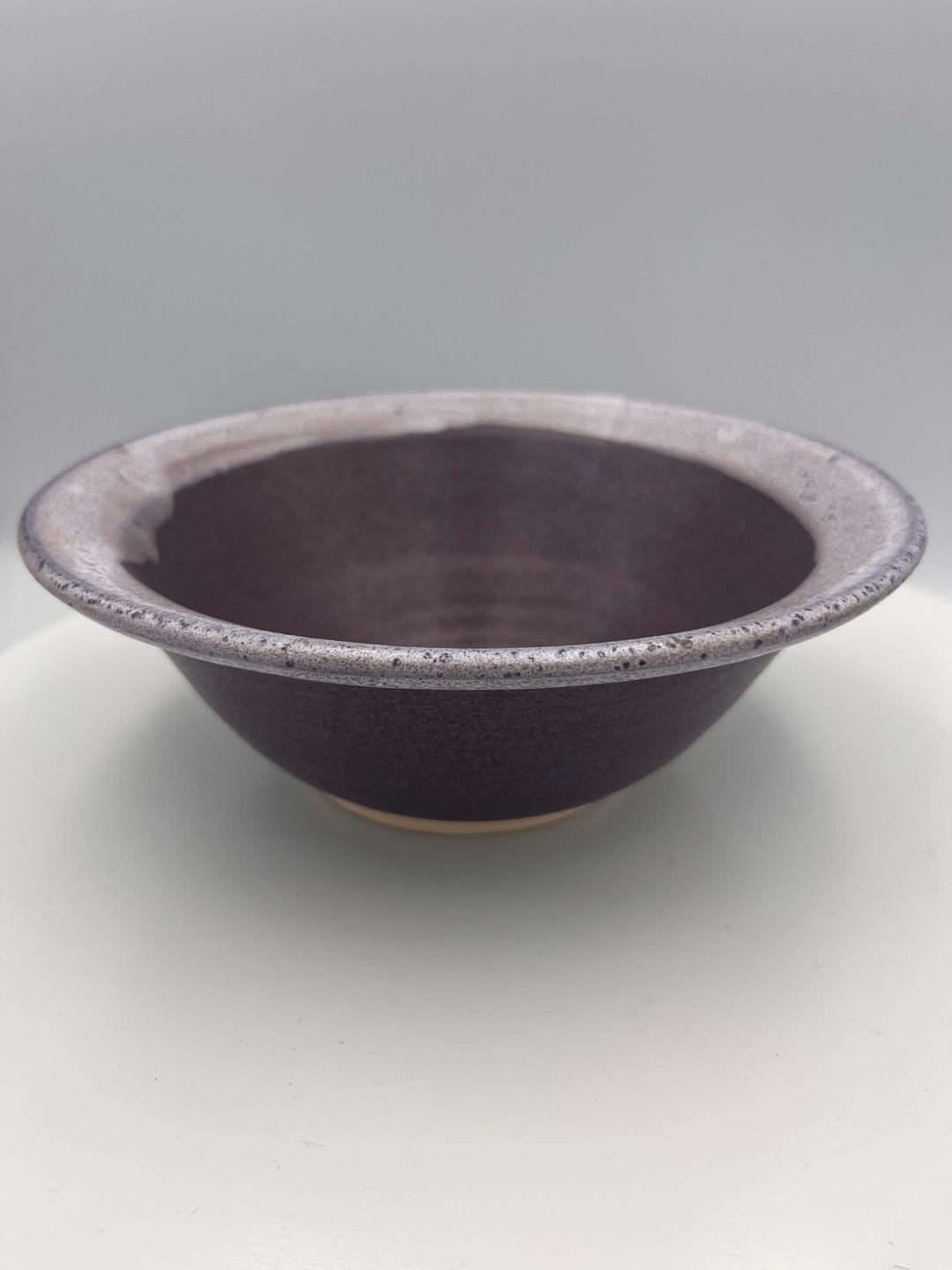 Small Artisan Pottery Bowl – Wheel Thrown Stoneware – Grey, Silver ...