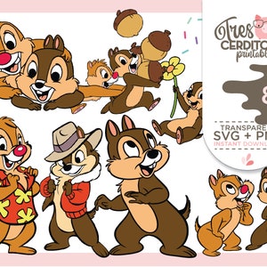 8 Chip and Dale SVG, chip dale shirt, chip svg, dale svg, Chip and Dale PNG, chip dale, Double Trouble Svg, Cartoon Svg, chip dale birthday