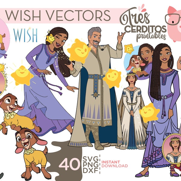 40 Wish Asha Svg Png Dxf Images, Wish vector Printable Digital, wish png, vector files wish asha, INSTANT download