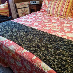 Large crochet blanket