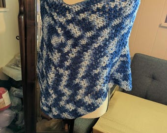 Children's Poncho that is handmade & crocheted
