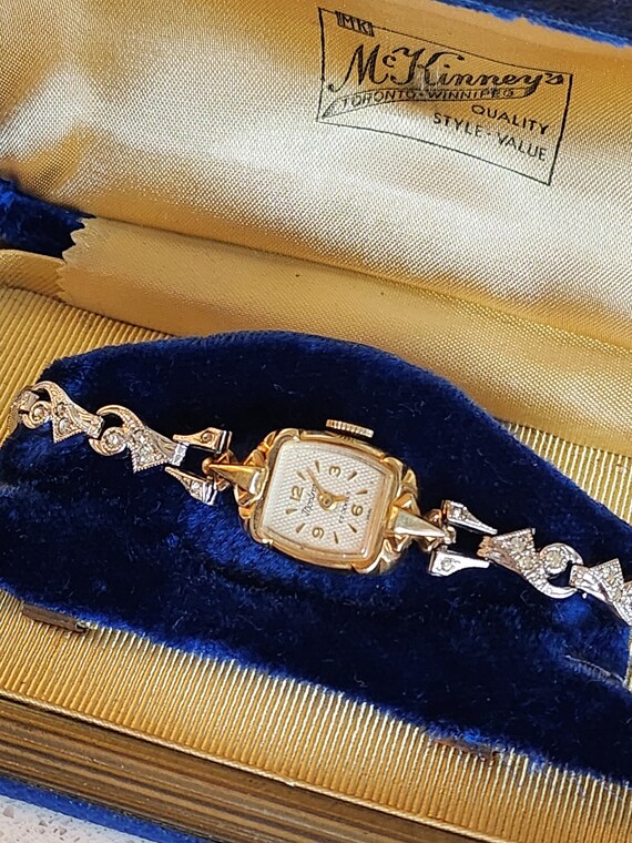 1950s ladies’ watch, 14K gold case, Montrose, Swi… - image 9