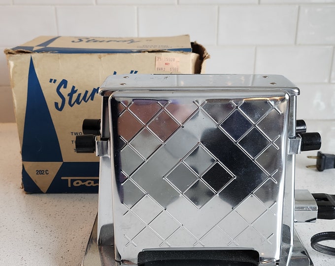 Vintage Electric Toaster in Original Box Toastess sturdy Etsy