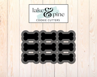 Multi Mini Dog Bone Cookie Cutter