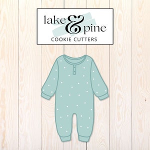 Baby Pajamas, Onesie, PJs Cookie Cutter