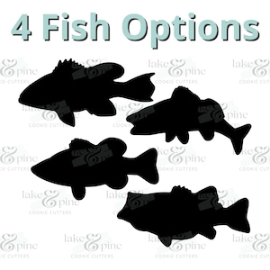 Fish Cookie Cutter, 4 Options