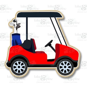 Golf Cart Cookie Cutter