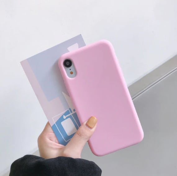 Solid Color Candy For iPhone XS MAX XR X 7 8 6s Plus Phone Cover Case  Silicone