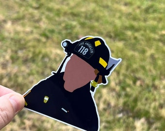 Vinyl Sticker 3" | 911 | Buck | Laptop Sticker