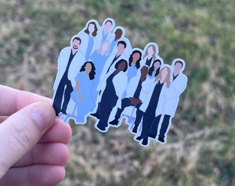 Vinyl Sticker 3” | Grey's Anatomy | Tv Show | Laptop Sticker