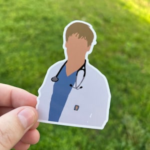 Vinyl Sticker 3&quot; | George O&#39;Malley | Grey&#39;s Anatomy | Laptop Sticker