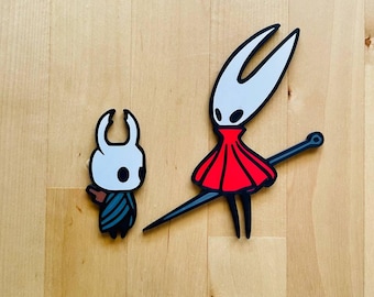Hollow Knight and Hornet Magnet Set – 3D Printed