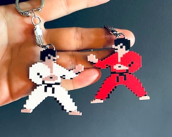 International Karate Keychain Set – Retro Tribute to the Commodore 64