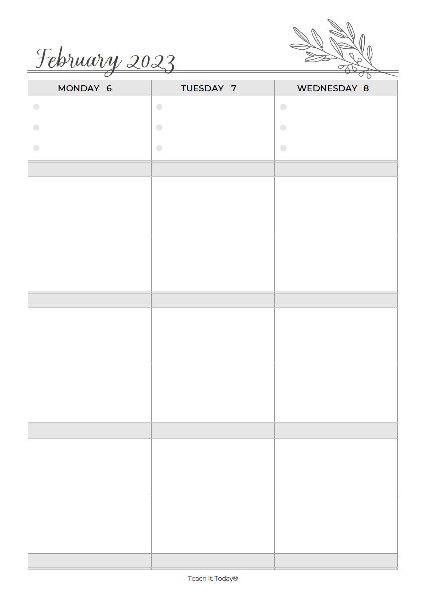 2023 Teacher Planner Australia Printable Etsy Australia