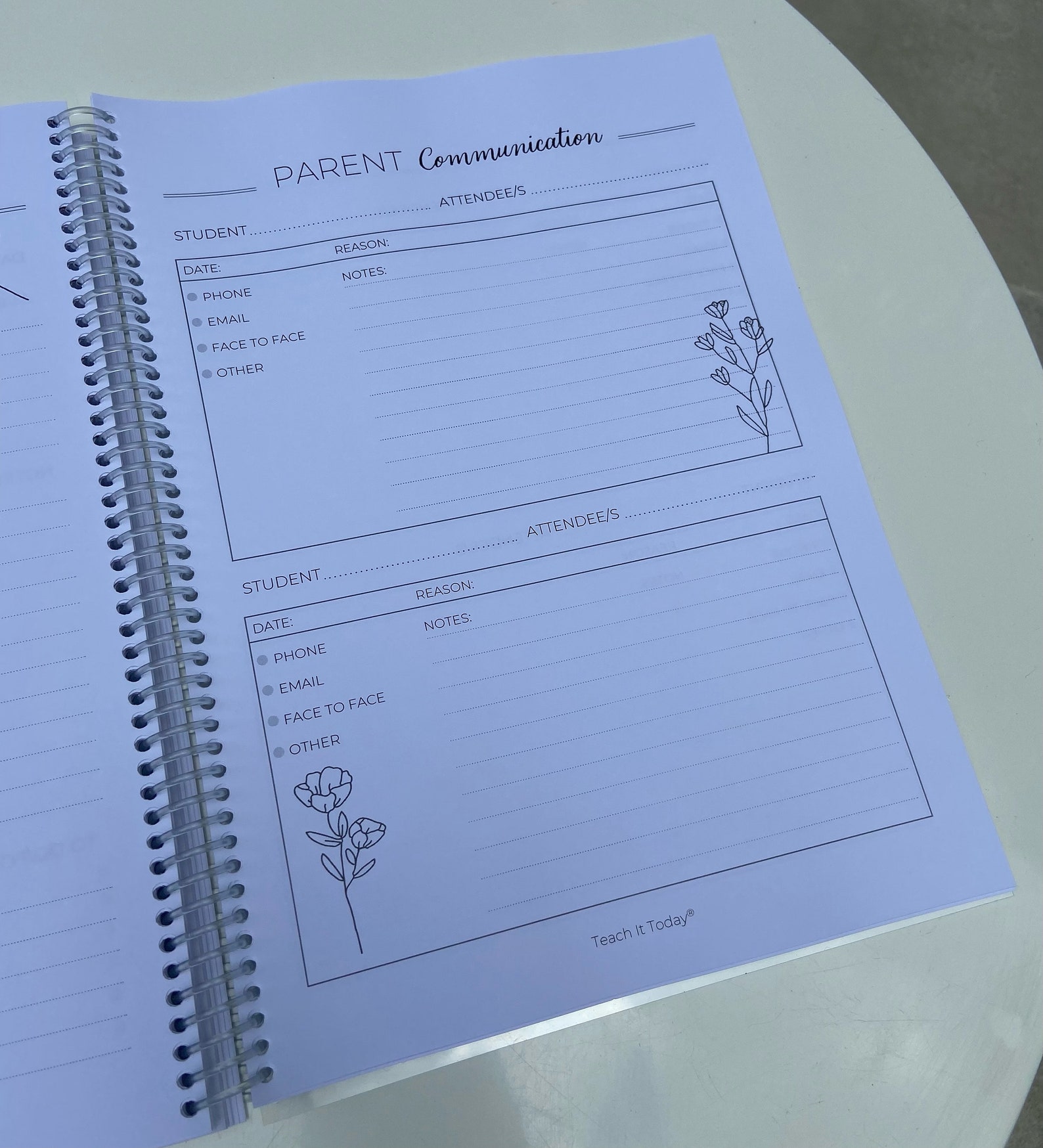 Teacher Planner 2022 Australia Printable Etsy Australia