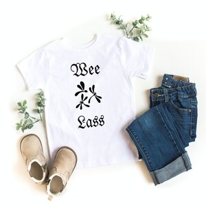 Outlander Tshirt, Outlander Toddler Tshirt, Wee Lass, Outlander Tshirt, Outlander Gift, Kids Shirt, Childs Shirt, Gift for Her, Gift for Mom