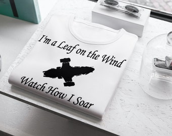 Firefly Tshirt, Leaf on the Wind, Serenity Tshirt, Serenity, Firefly, Browncoat Tshirt, Syfy Tshirt, Firefly TV Show, Serenity Movie, Shiny