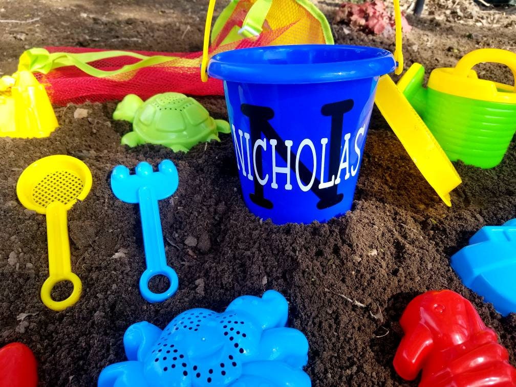 Summer Beach Fun For Kids: Beach Pails Sand Buckets And Sand - Temu