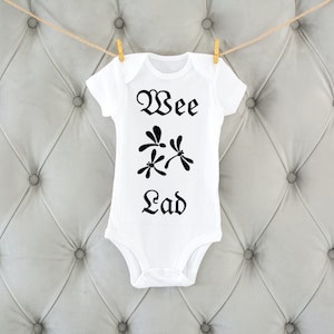 Outlander Baby One Piece, Wee Lad, Baby Bodysuit, Outlander Shirt, Baby Clothing, Infant Bodysuit, Baby Clothing, Infant Clothing, Scotland