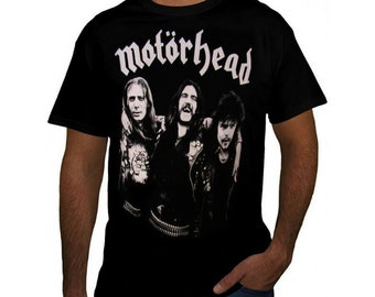 MOTORHEAD T-Shirt England Lemmy War Pig Logo Rock Metal Band Ringspun Cotton Tee MOTORHEAD T-Shirt England Lemmy War Pig Logo Rock Metal Band Ringspun Cotton Tee