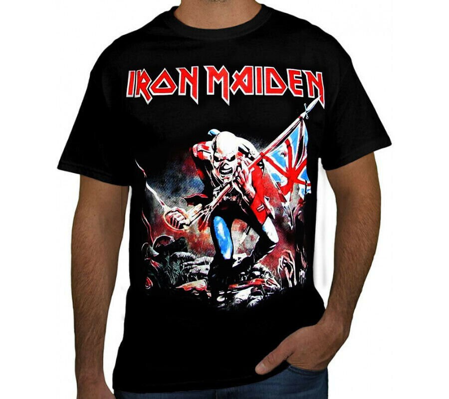 Iron Maiden Trooper Heavy Metal Band T 