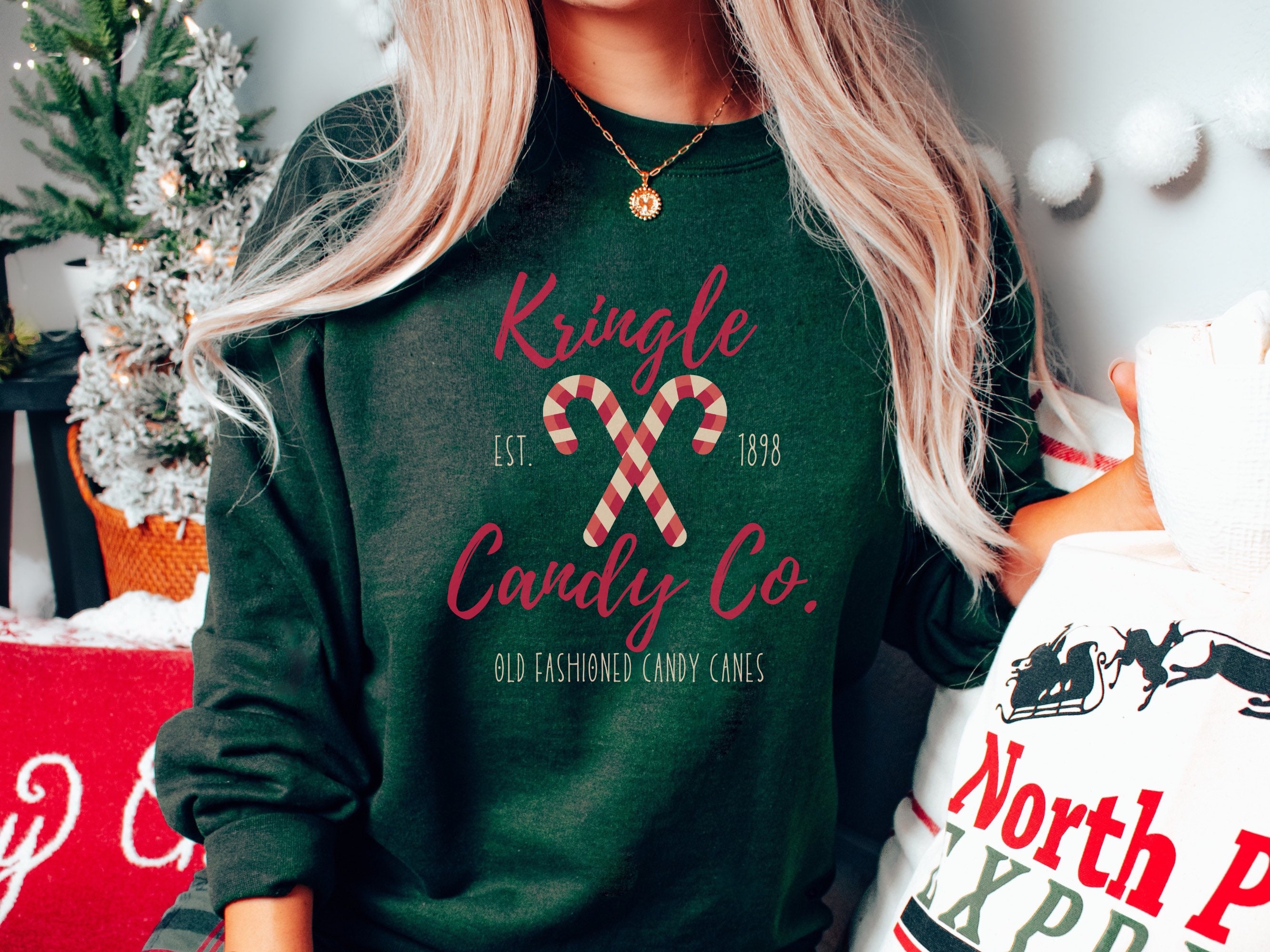 Candy Cane Sweater - Etsy