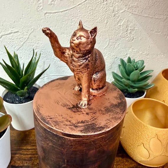 Handmade Cat Urn | Exact Urn in Photo